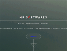 Tablet Screenshot of mrsoftwares.in